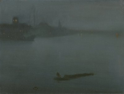 Nocturne in Blue and Silver by James Abbott McNeill Whistler